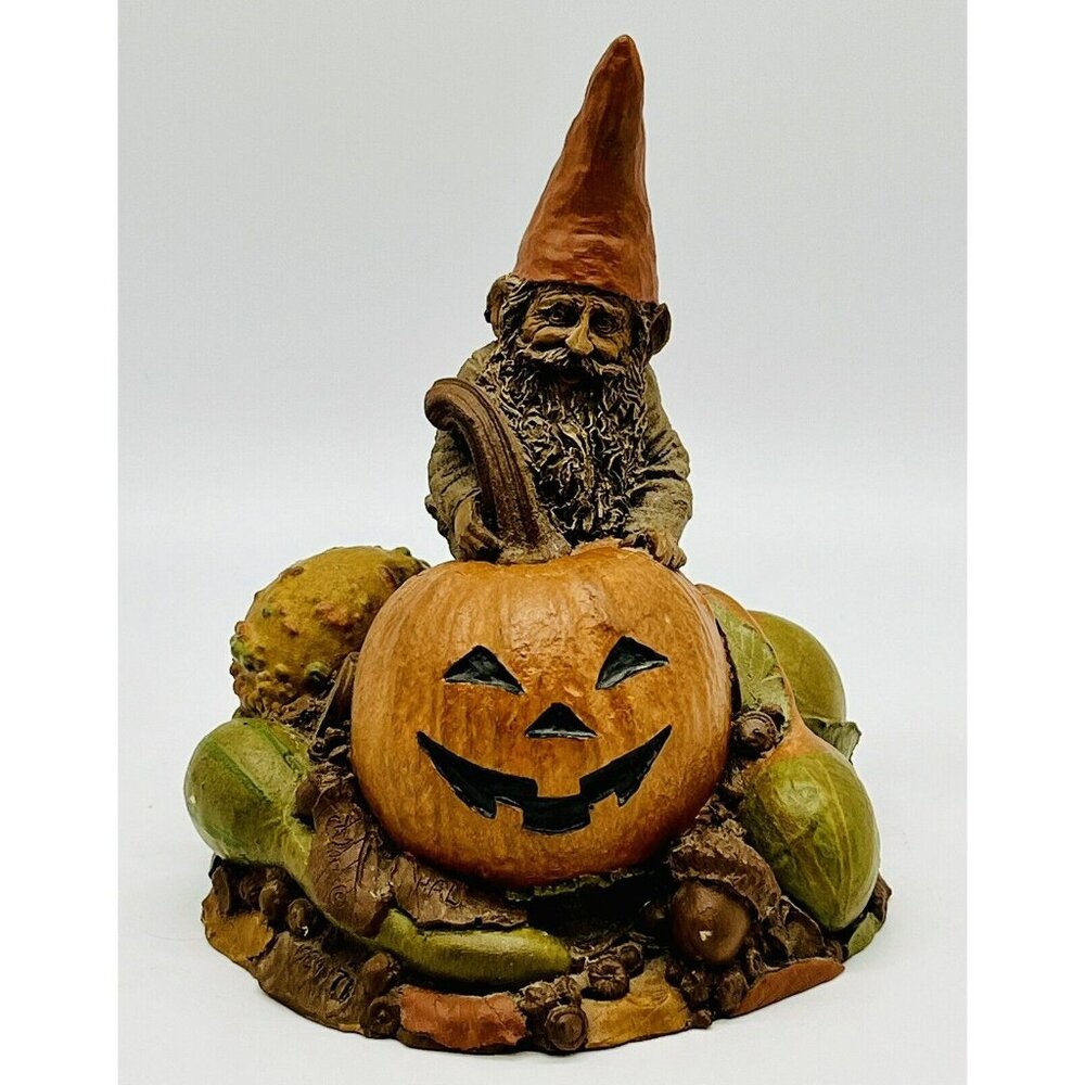 Tom‎ Clark Cairn Studios Hal Gnome Pumpkin Halloween Jack O Lantern 1984